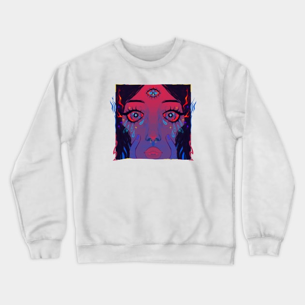 Cry Baby Crewneck Sweatshirt by snowpiart